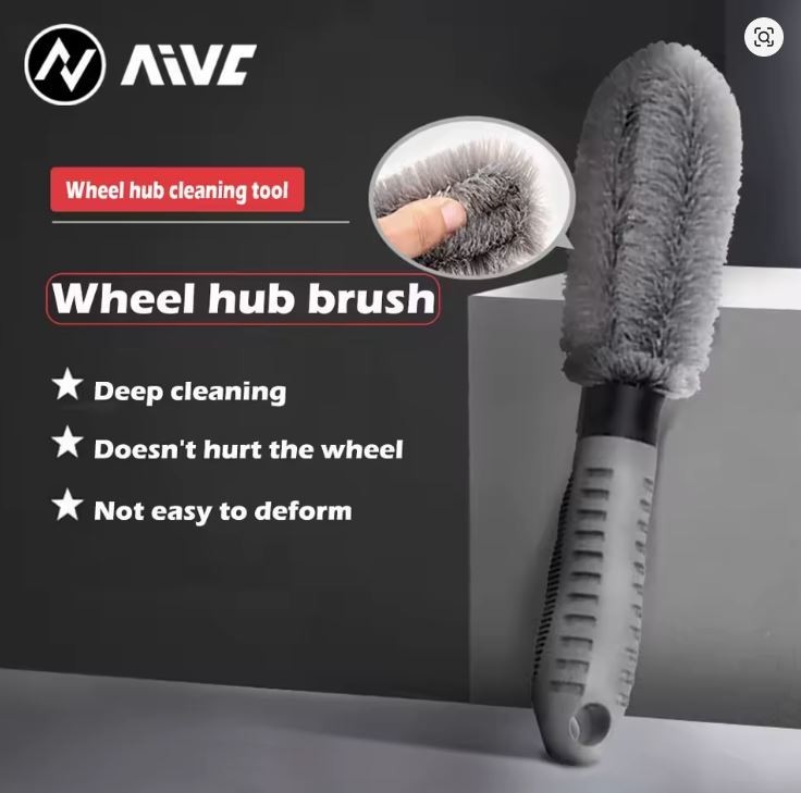 Portable Car Wheel Brush Tire Cleaning Brushes Hub Powerful Stain Remover Brush