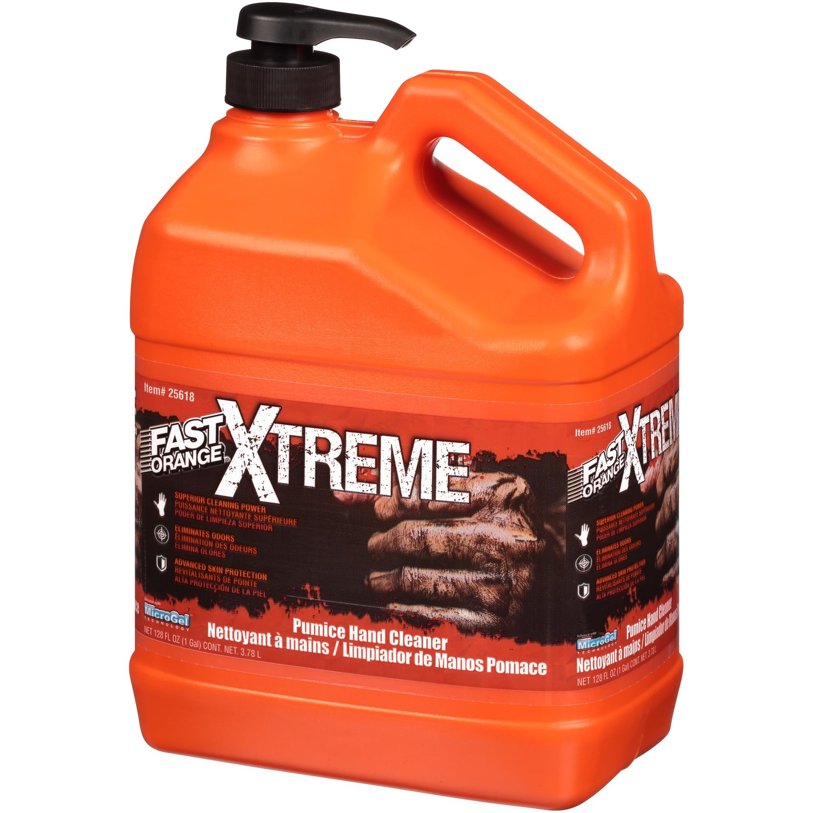 Fast Orange 25618 Xtreme Hand Cleaner, 1 Gallon, 128 Fl Oz Pack of 1