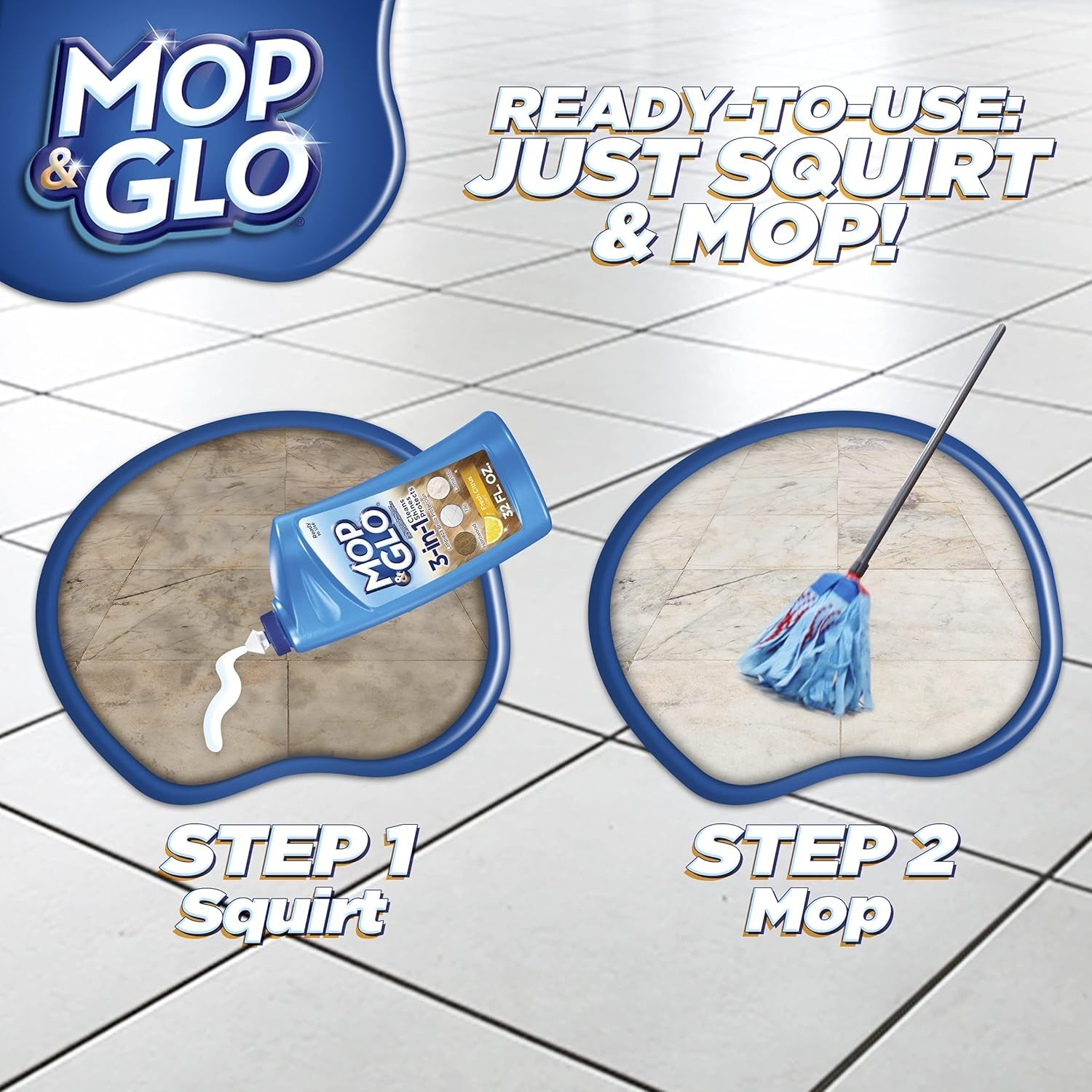 Multi Surface Floor Cleaner Citrus Scent 64 Oz Quick Shine Safeguard