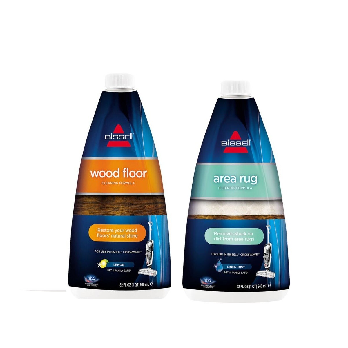 BISSELL 2-Pack 32 fl. oz. Variety Floor Cleaning Formulas Brand New & Sealed