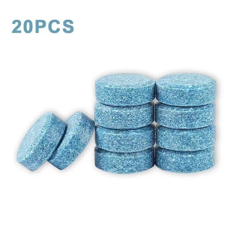 100 Car Winter Windshield Washer Wiper Fluid Concentrated Tablets Glass Cleaner*