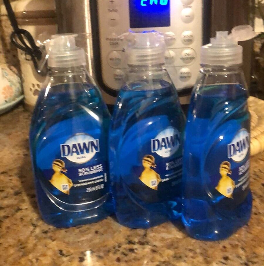 Dawn Dish Soap Original Scent 7 Fl Oz Pack Of 3 3X More Grease-cleaning Power