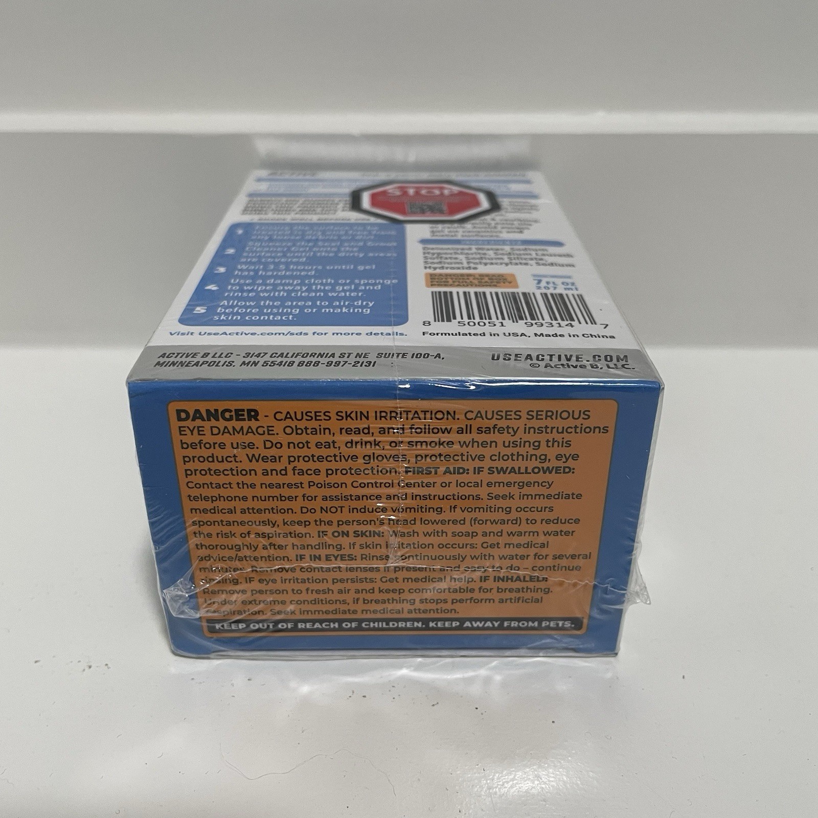 NEW & SEALED – Active Mold Stain Remover Seal Grout Deep Clean 7oz – Deodorizes