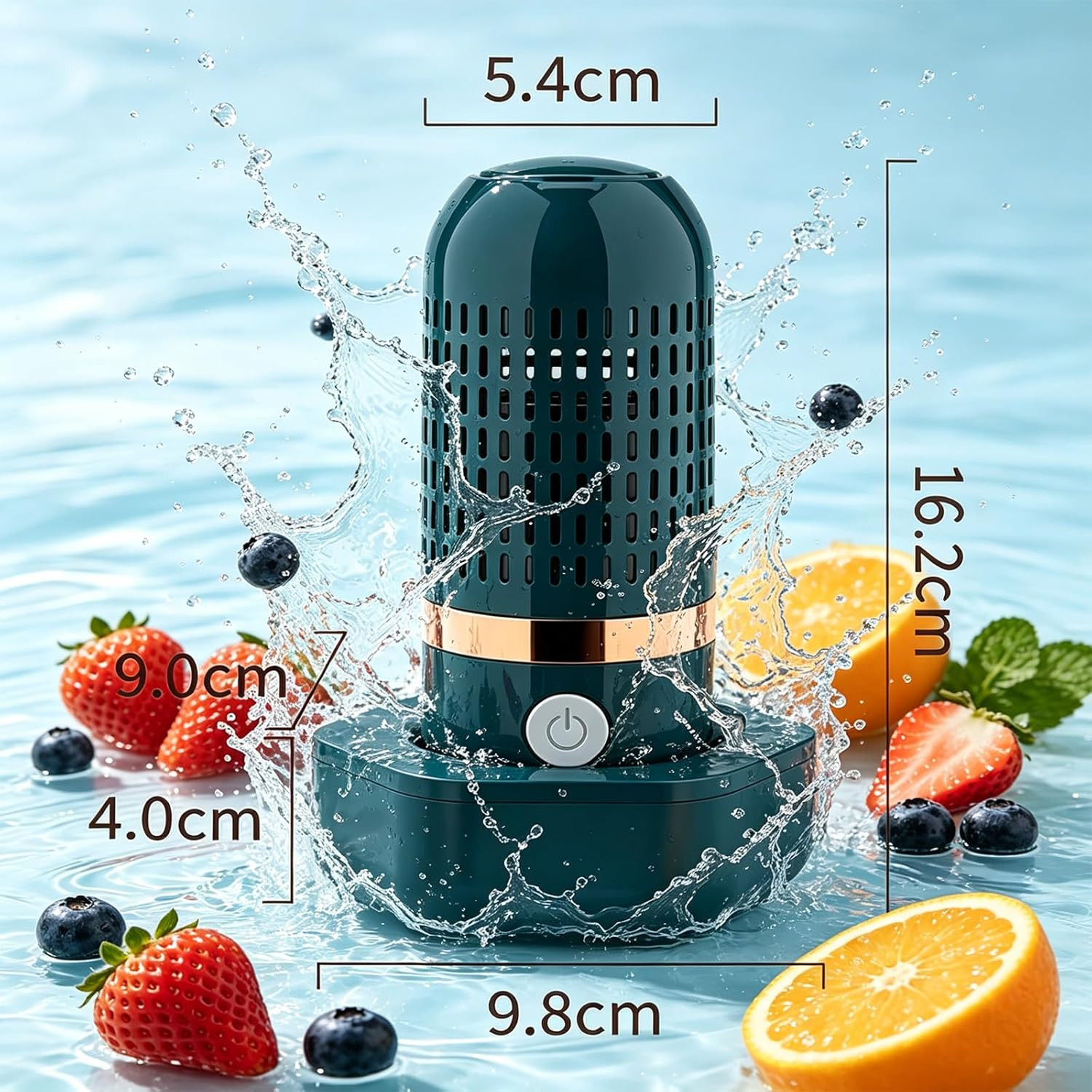 Produce Cleaner – Portable Oh-Ion Fruit & Vegetable Washer, Deep Cleans Produce,