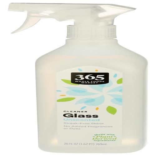 Whole Foods Market, Glass Cleaner, Unscented, 26 Fl Oz – Pack Of 2