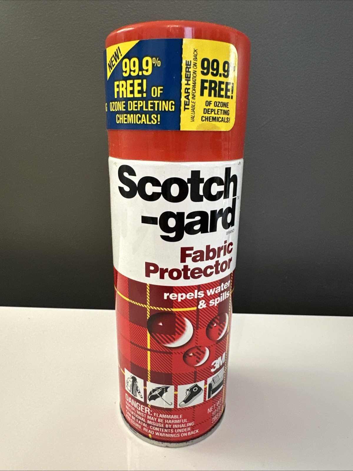 Scotch-Gard 3M Fabric Protector 10oz Old Formula 1991 Partial