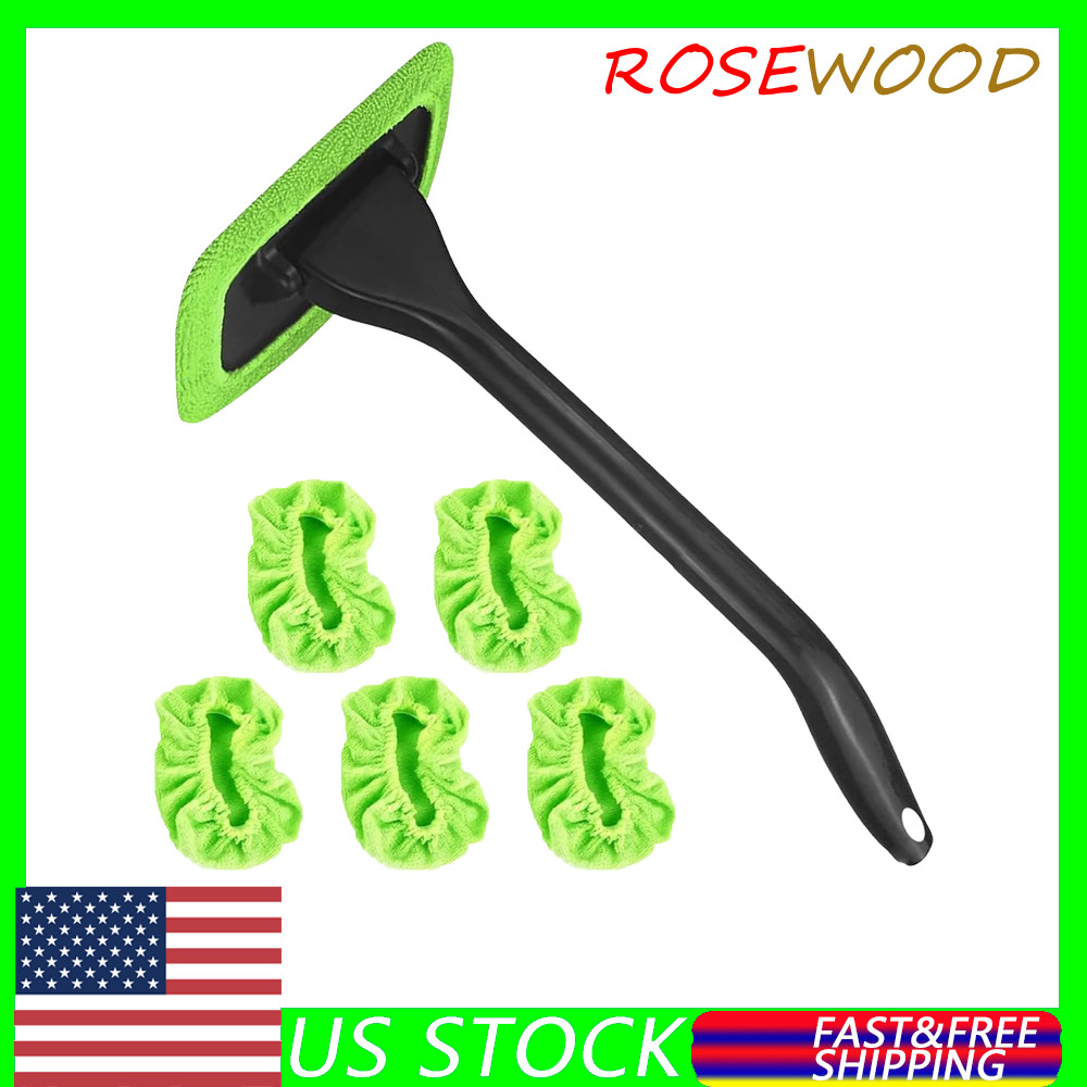 6X New Microfiber Car Wiper Cleaner Glass Brush Window Windshield Cleaning Tool