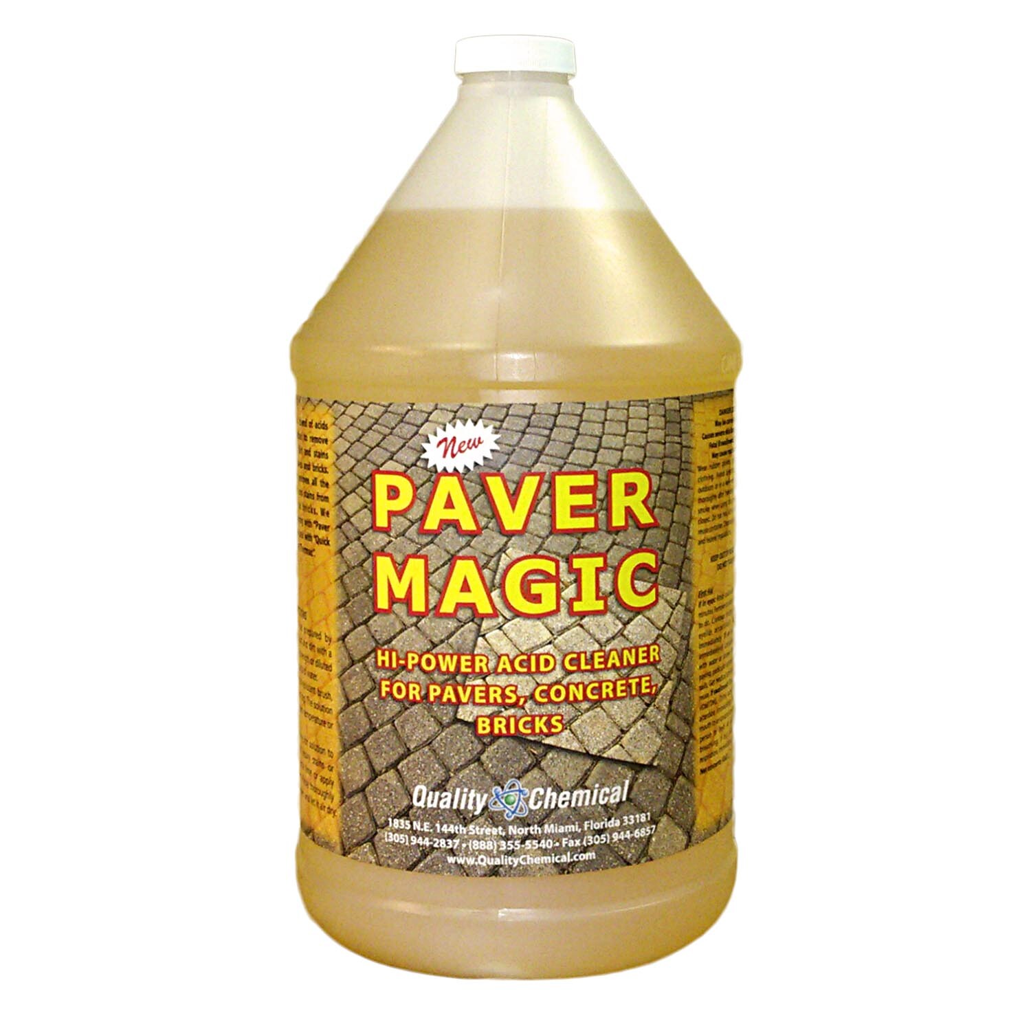 Paver Magic / High Power Concrete, Brick and Paver Cleaner / 1 Gallon (128 oz.)