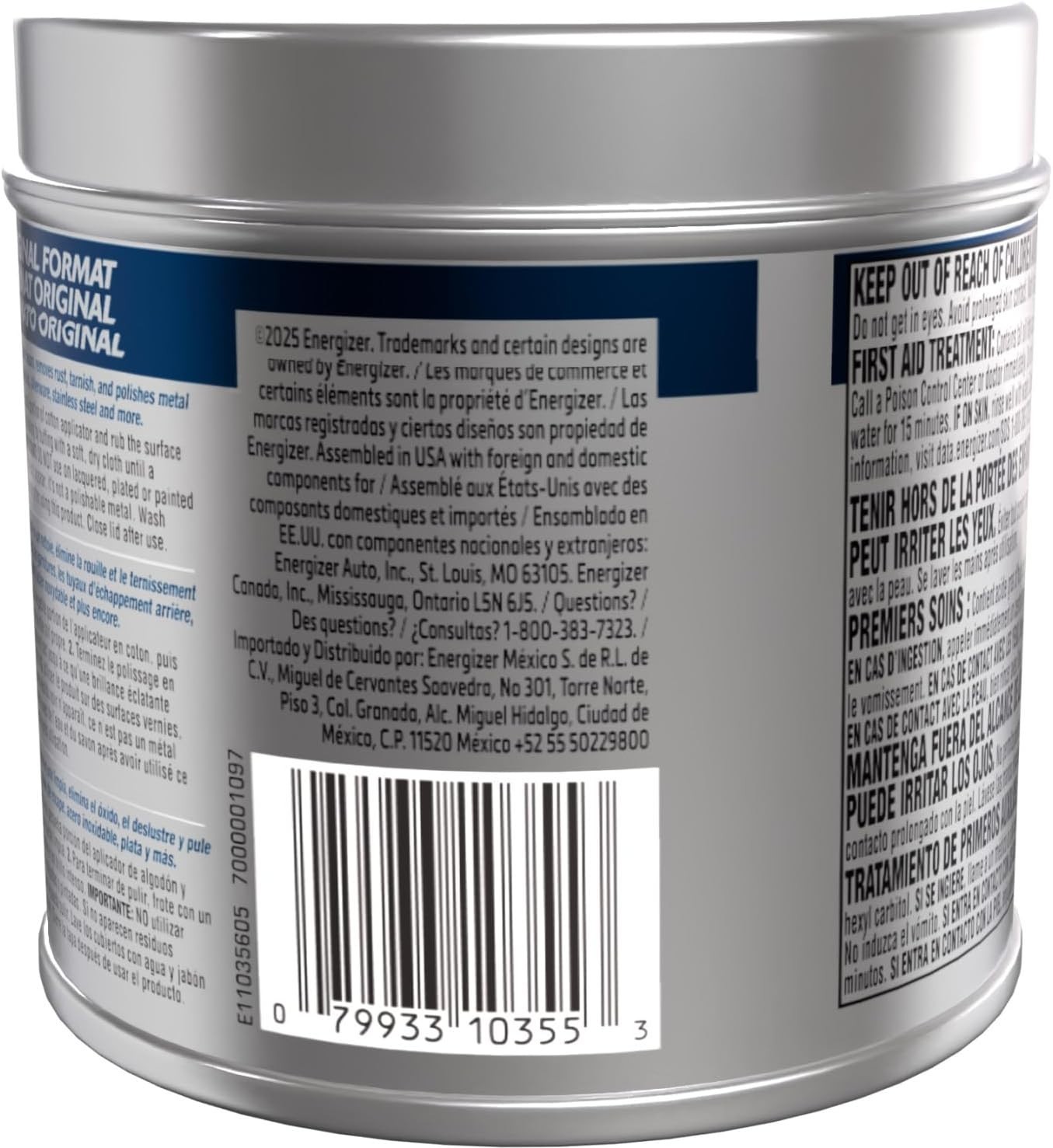 Restorative 5 oz Nevr Dull All Metal Wadding Polish for Indoor & Outdoor Use