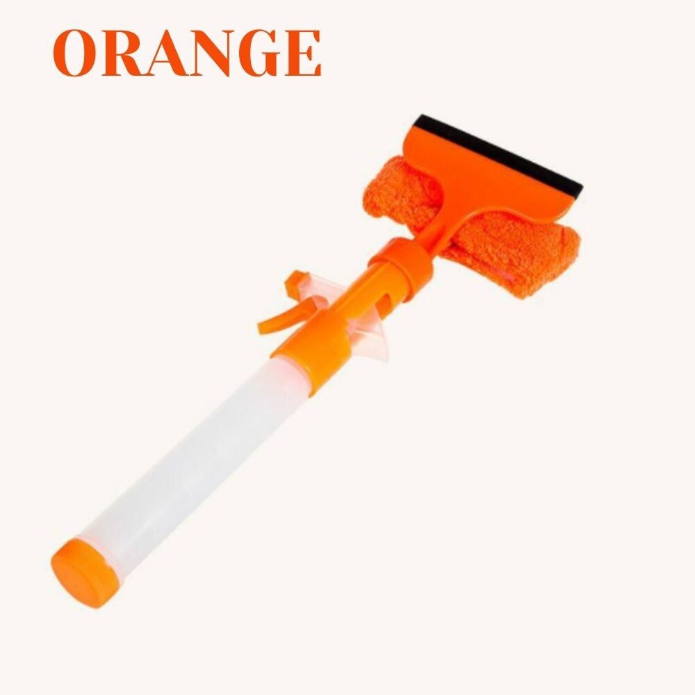 Windshield Cleaner W/Microfiber Cloth and Spray Bottle Car Window Cleaning Tool