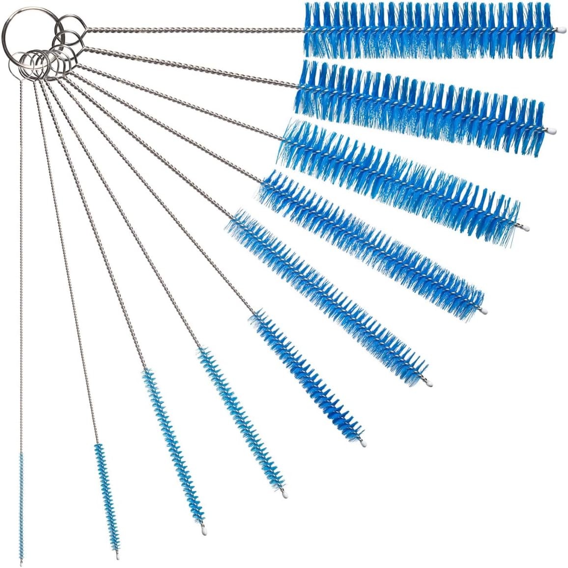 10 Pack 10in Tube Bottle Cleaning Brushes