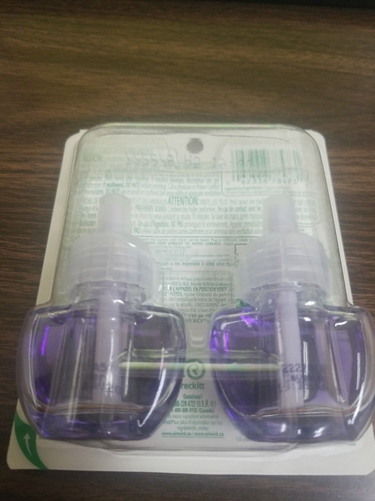 AIRWICK LAVENDER SCENTED, NATURAL ESSENTIAL OILS (2-0.67 oz REFILL PER PACK)