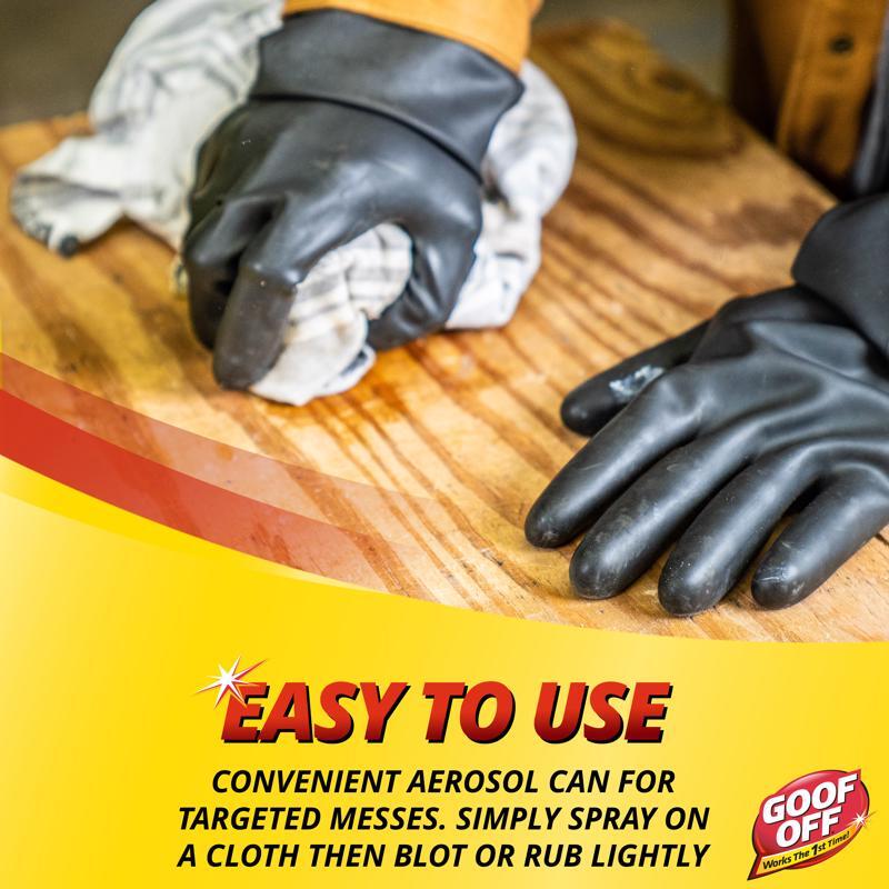 Latex Paint Remover, Liquid, Solvent, Colorless, 12 oz, Aerosol Can