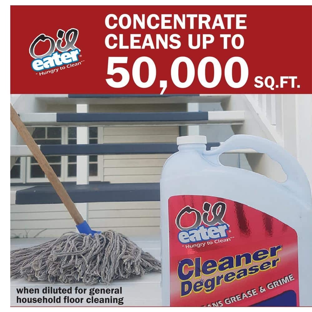 Oil Eater Cleaner Degreaser 1 Gal Color Safe Non Corrosive Concentrated Liquid