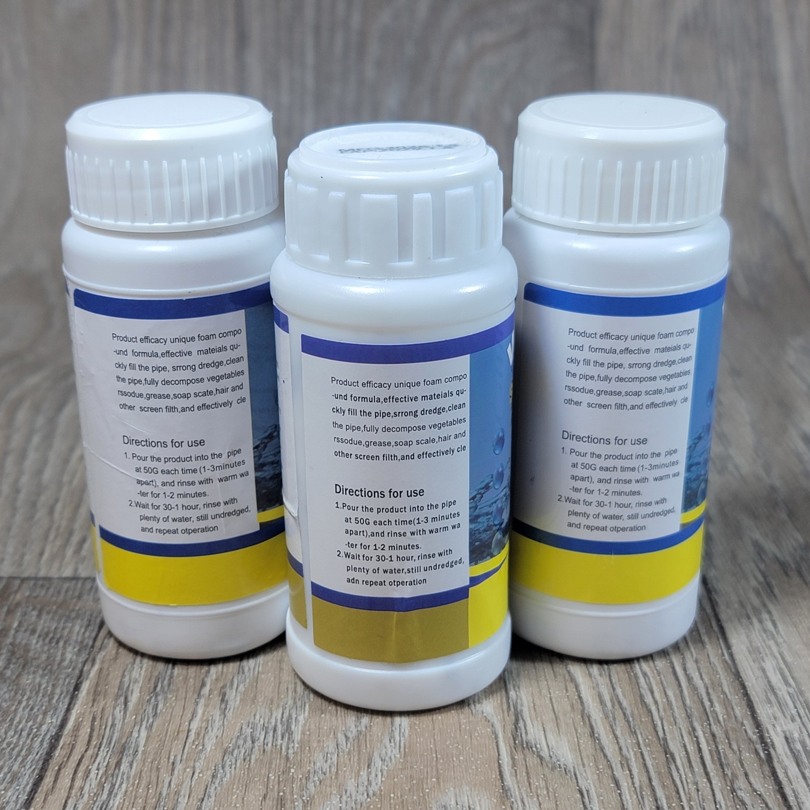 Wild Tornado Powerful Sink Drain Cleaner High Efficiency Clogging Cleaner 3 Pack