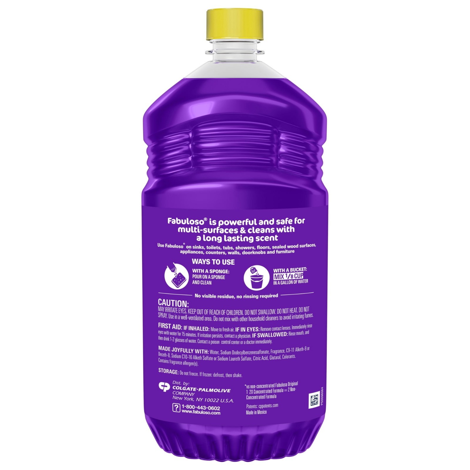 Fabuloso Multi-purpose Cleaner 2x Concentrated | Lavender | 56 Oz 2 Pack