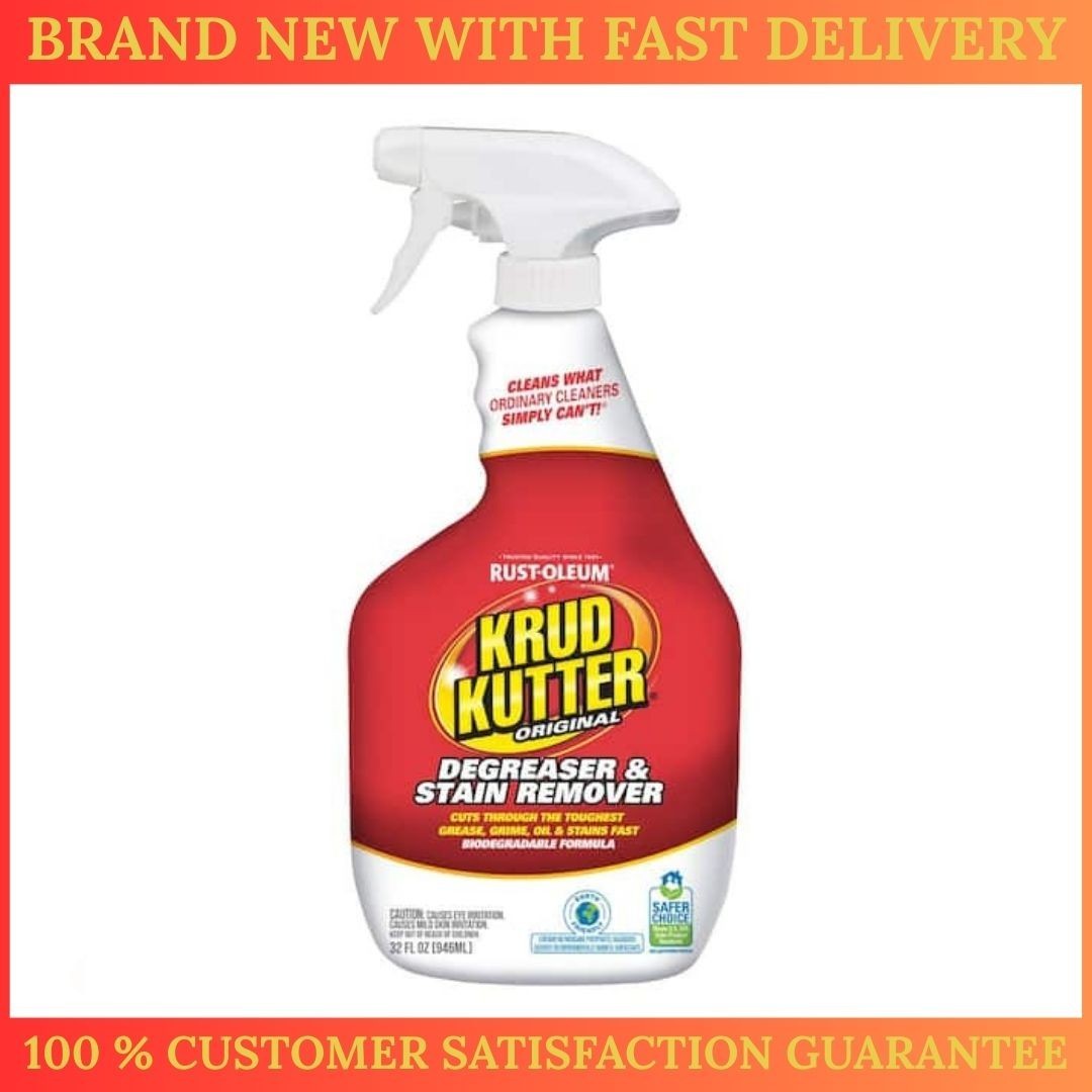 Krud Kutter 1 Quart Liquid Cleaner & Degreaser for Grease Multisurfaces P, 1/3/6