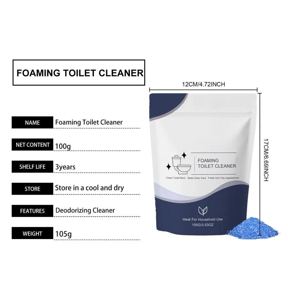 Restorabowl Foaming Cleaning Powder Fresh Scent Fast Dissolving Daily Care 300g