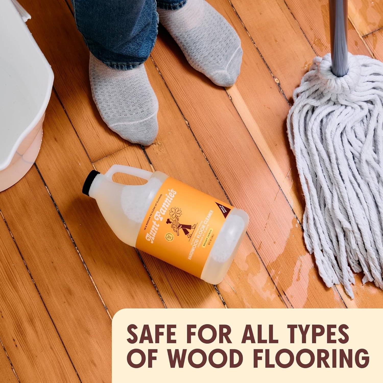 Cruelty-Free Ultra Concentrated Cleaner – 64 oz for Hardwood Floors, Lemon Scent