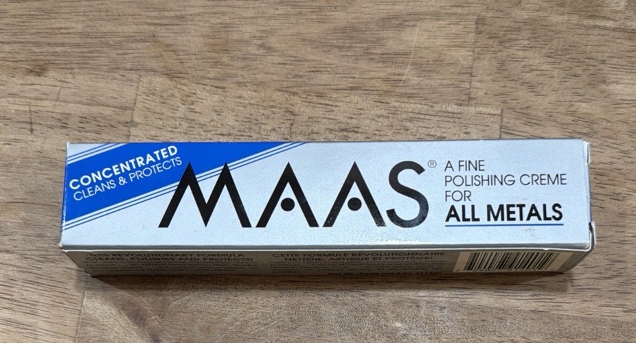 MAAS Concentrated A Fine Polishing Creme for All Metals 4 oz Read