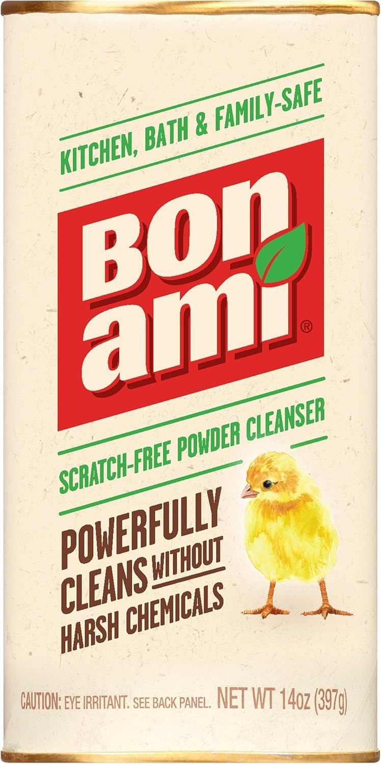 Powder Cleanser for Kitchens & Bathrooms – All Types of Surfaces, Cleans Grime &