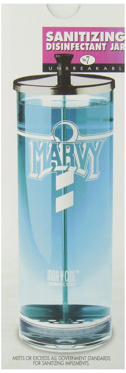 40 Oz Durable Disinfectant Jar with Stainless Steel Lid – Sanitation Essential