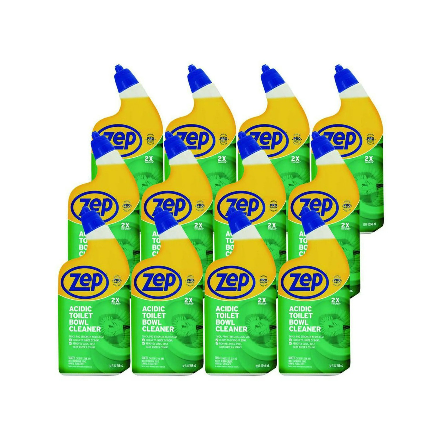 (6 Pack) Zep 32 oz. Acidic Toilet Bowl Cleaner