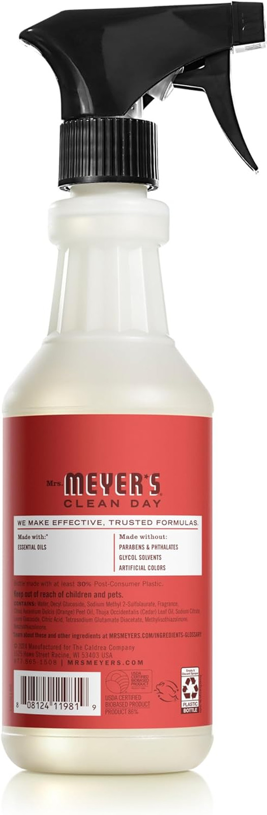 Mrs. Meyer’s Clean Day Multi-Surface Everyday Cleaner, Tomato Vine Scent, 16oz