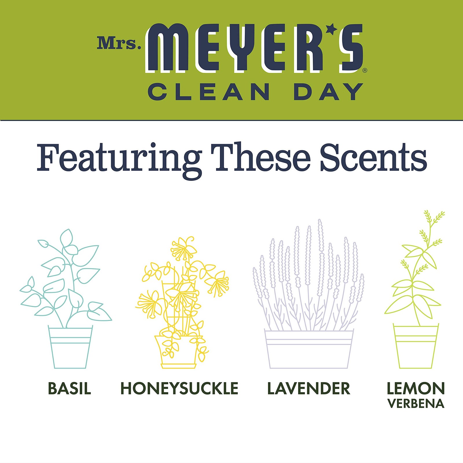CLEAN DAY All-Purpose Cleaner Spray, Cruelty Free Formula, Lemon Verbena, 16 …