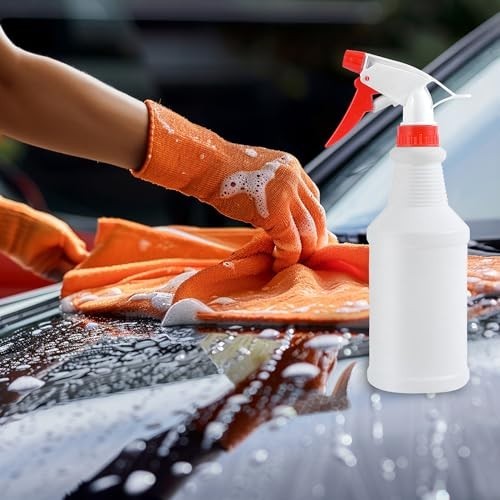 12 Pack 16 Oz Spray Bottles – Reusable Plastic Cleaning & Garden Spray Bottles