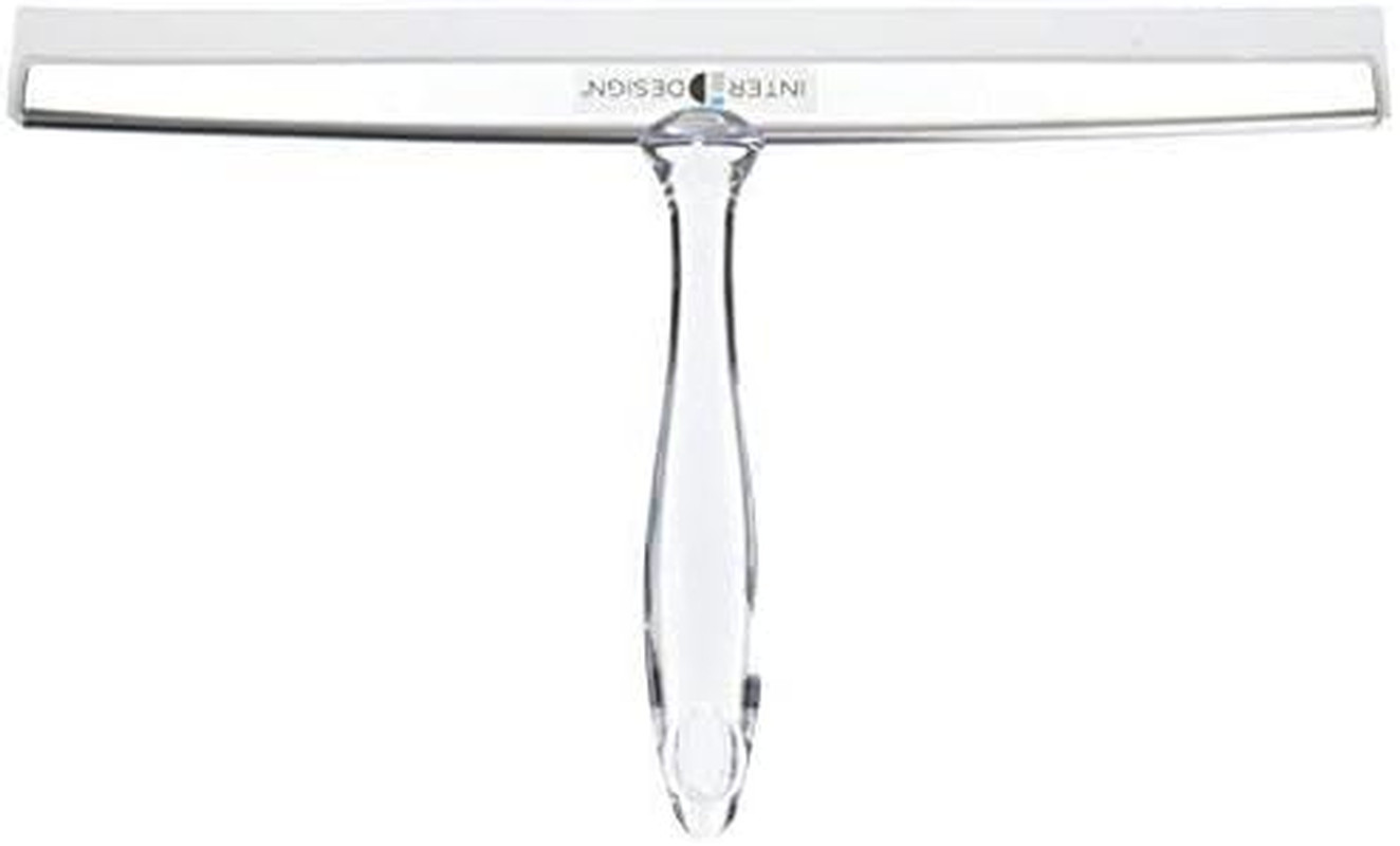 Zia Metal and Plastic Bathroom Squeegee for Shower, Glass Doors, Floors