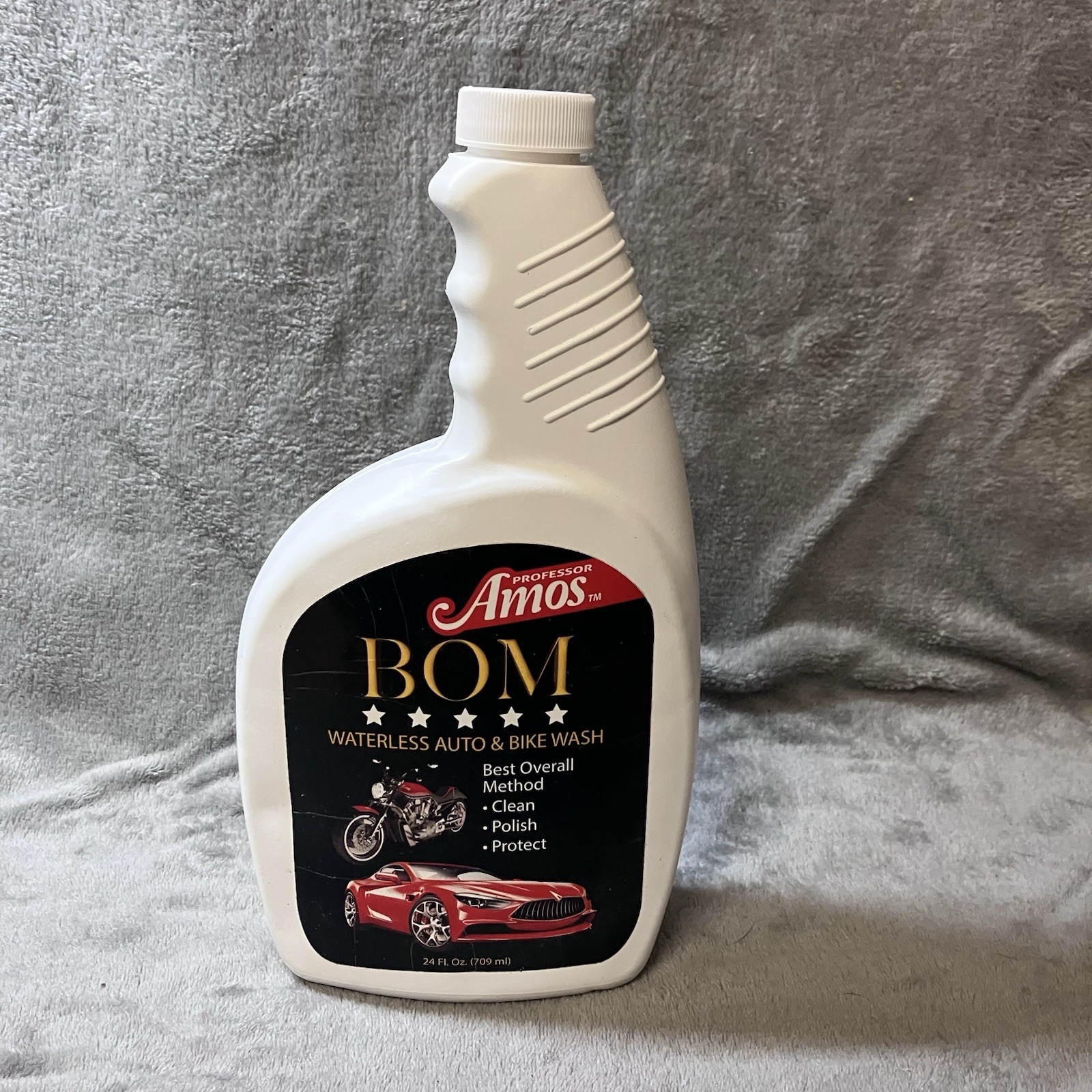 Professsor Amos’ BOM Waterless Auto & Bike Wash, Supersize 24 fl oz New & Sealed