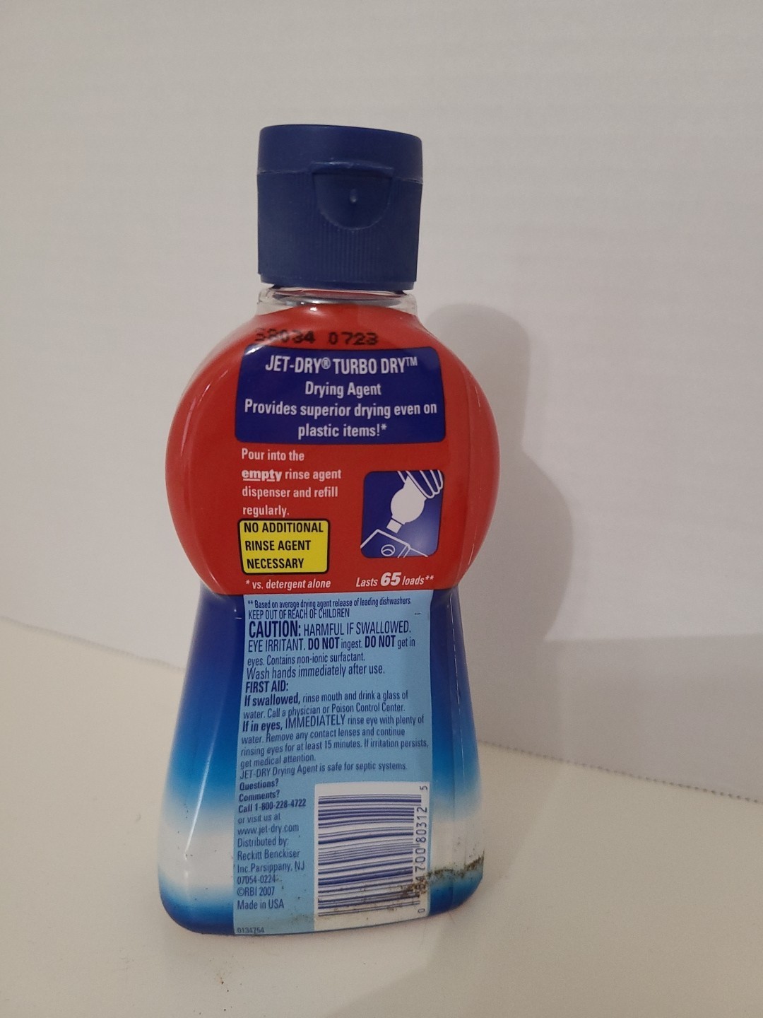 NOS Jet-Dry Turbo Dry Dishwasher Dishes Drying Agent 6.76oz NEW Sealed Retired