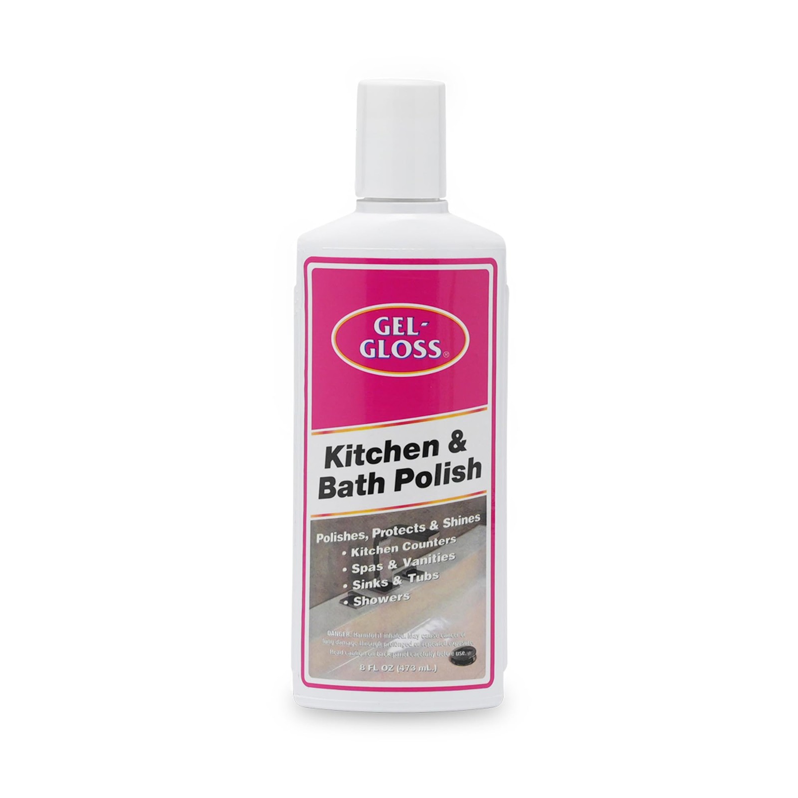 Industries Gel-Gloss Kitchen and Bath Cream Wax Polish, 8 Fluid Ounces -GG-8