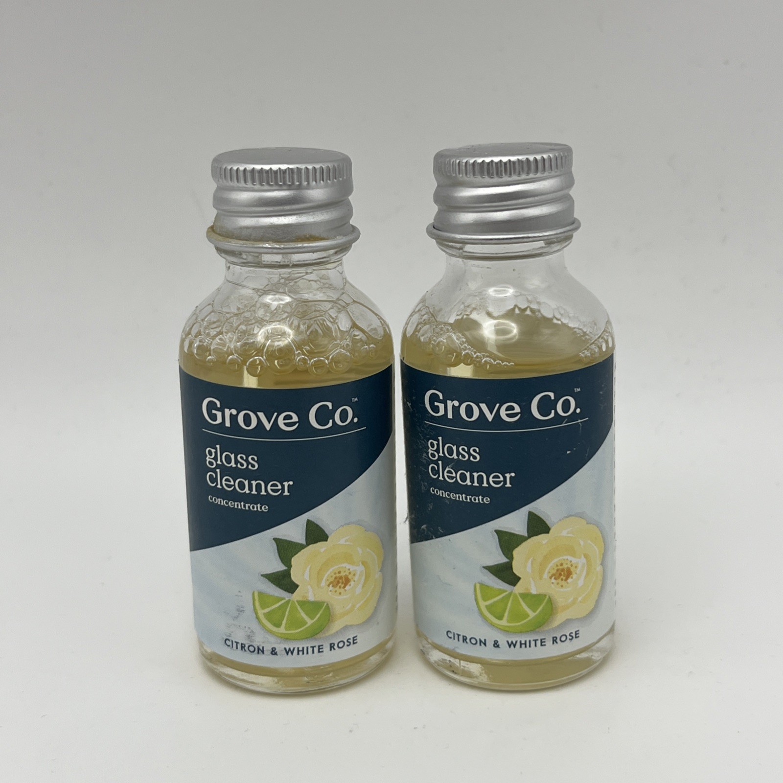 GROVE CO. Glass Cleaner Concentrates CITRON & WHITE ROSE – 2 pack