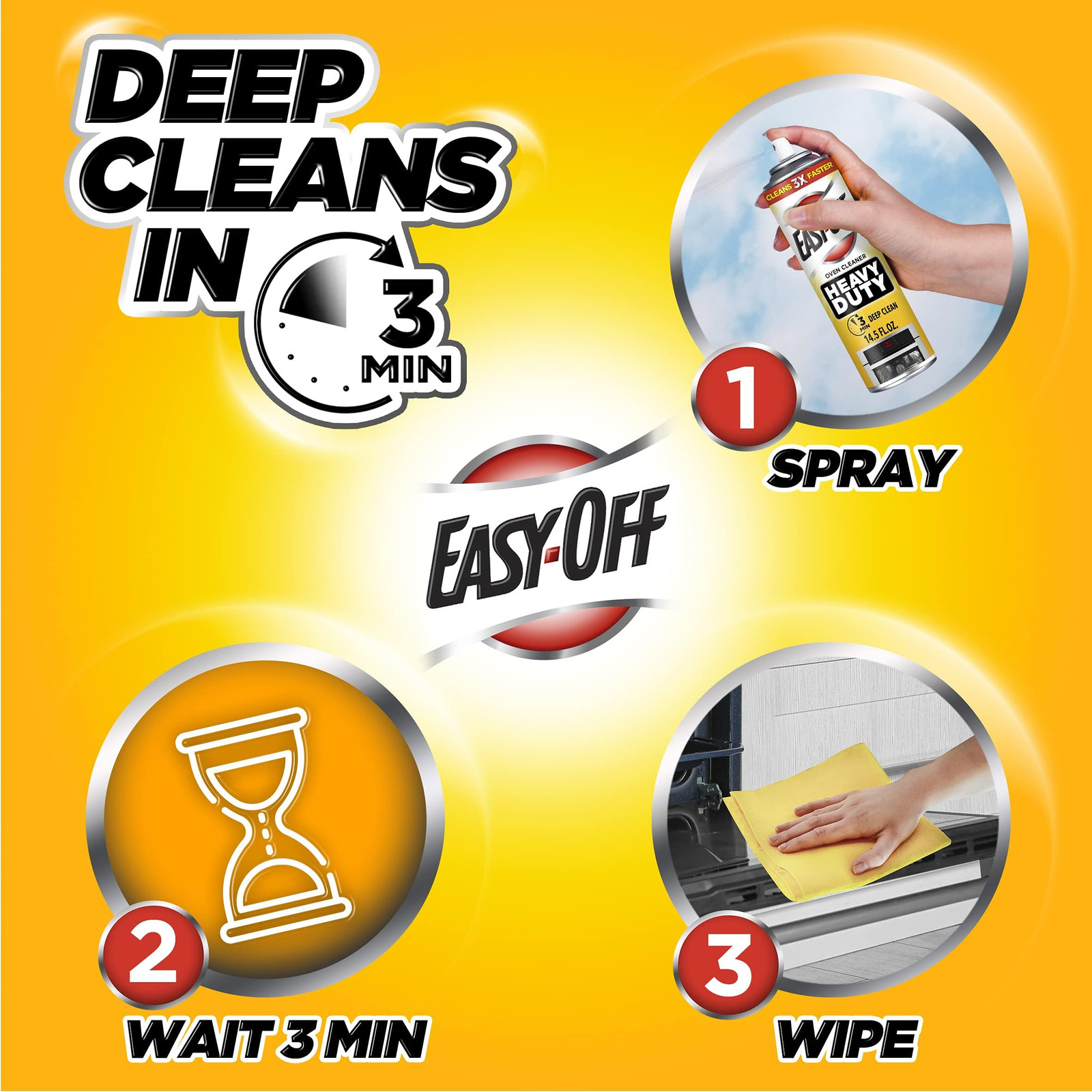 Desengrasante Para Estufas y Hornos En Spray Heavy Duty Aroma a Limón 14.5 oz