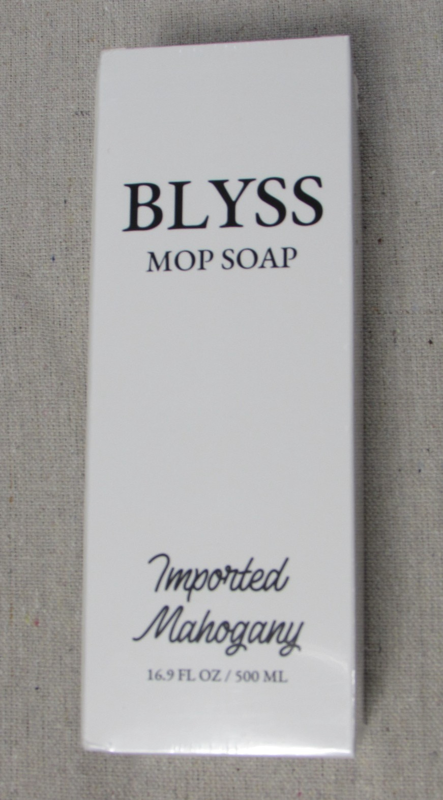 BLYSS MOP SOAP Fragrance IMPORTED MAHOGANY 16.9 Fl Oz. Floor Cleaner Sealed New