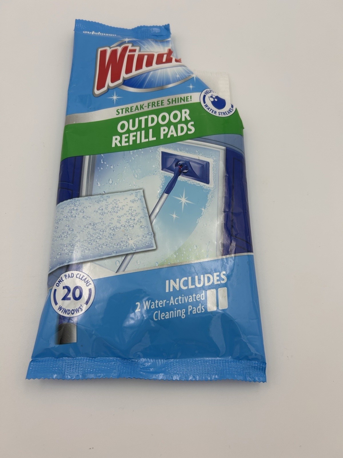 Opened Windex Outdoor All In One Glass Cleaning Refill 1 Pad Discontinued