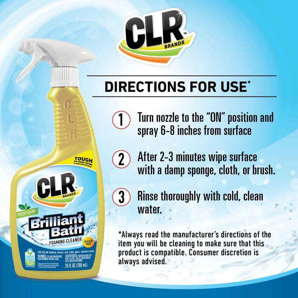 Bathroom CLEANER Spray Lime Soap Scum Remover 26oz 2 Pack