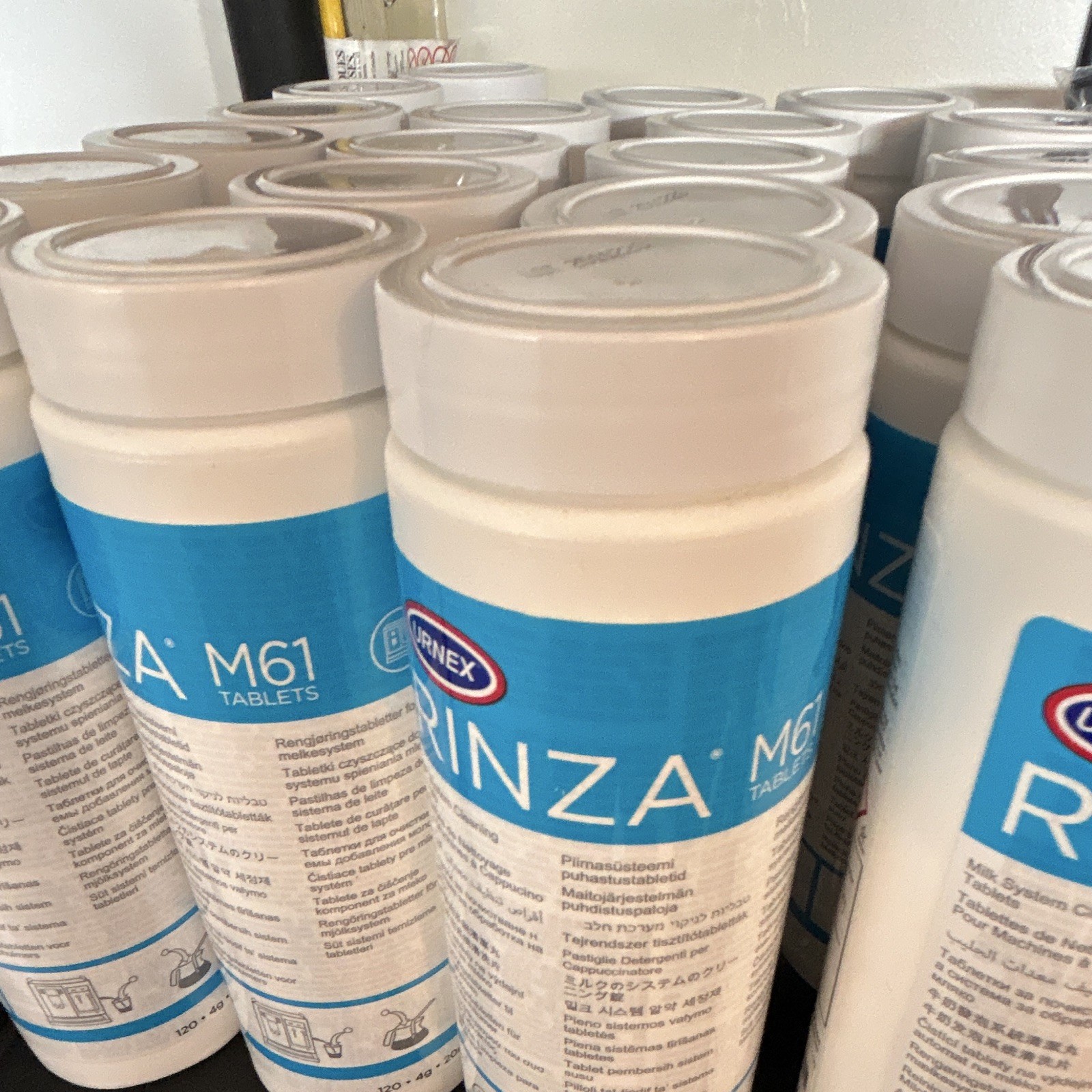Urnex Rinza M61 Milk System Cleaning Tablets 30 Tablets NSF Certified 120g