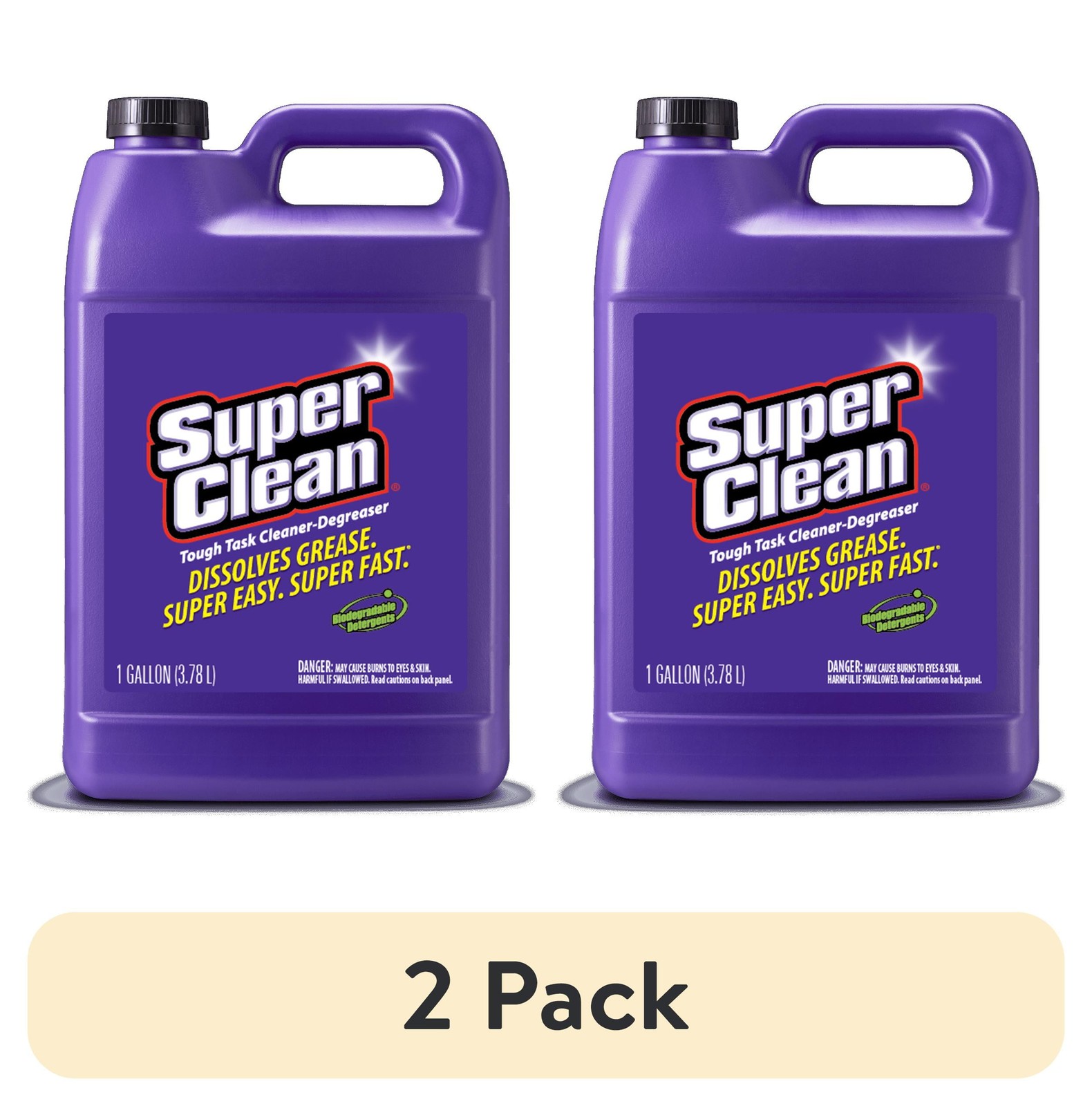 (2 Pack) Tough Task Cleaner-Degreaser – 1 Gallon | 128 Fluid Ounces