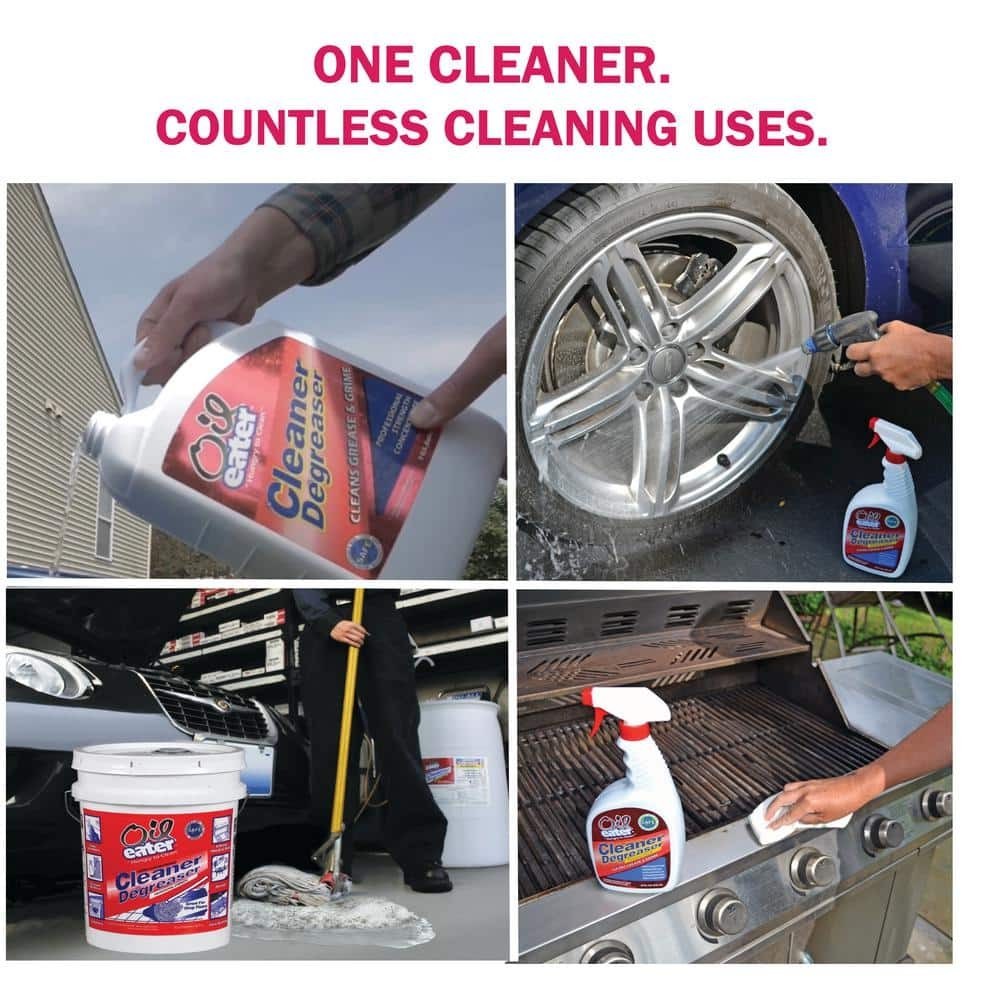 Oil Eater Cleaner Degreaser 1 Gal Color Safe Non Corrosive Concentrated Liquid