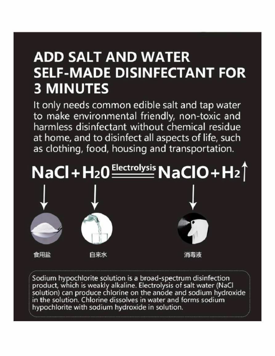 Household Spray Disinfectant Generator