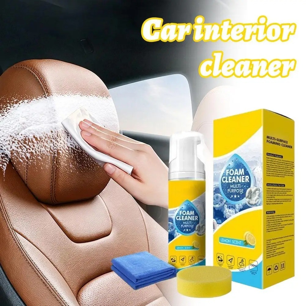 4-in-1 Multi-Enzyme Foam Cleaner, All-Purpose Spray 5oz with Sponge & Towel USA