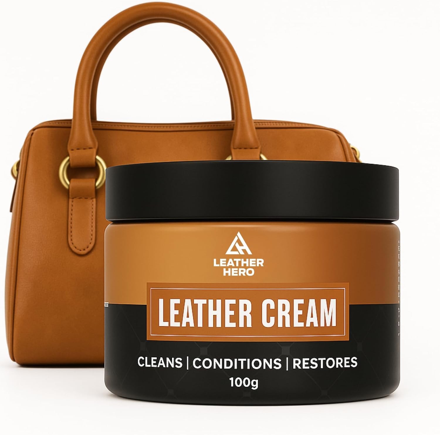 2-in-1 Purse Cleaner & Conditioner – Leather Cream for Handbags, Designer Bag…