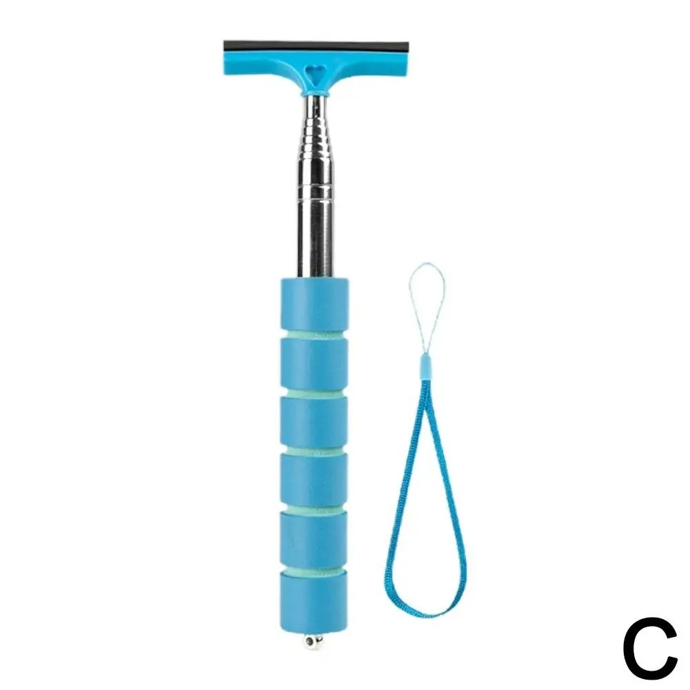 Portable Car Window Wiper Extendable Handle Glass Mirror Cleaner Cleaning Tool