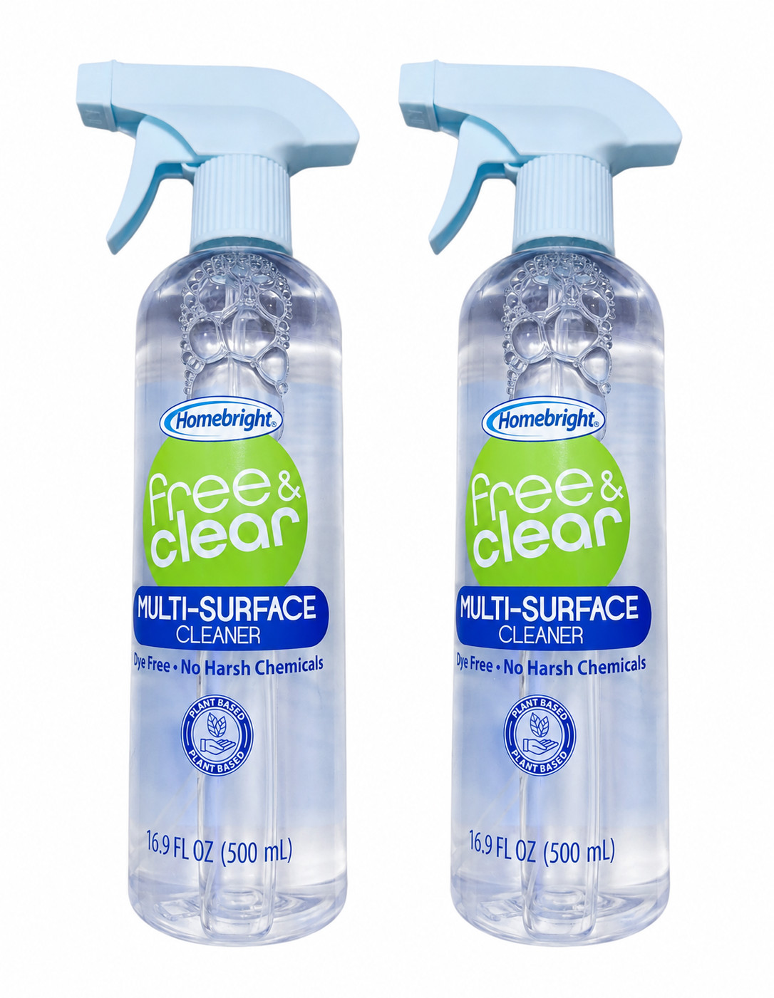 The Homebright Multi-Surface Cleaner 2 Pack is a plant-based cleaning