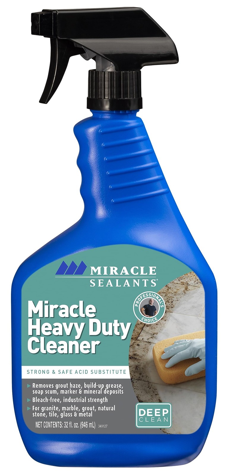 Miracle Sealants Heavy Duty Cleaner 32 Oz Safe for Stone Deep Cleaning Power