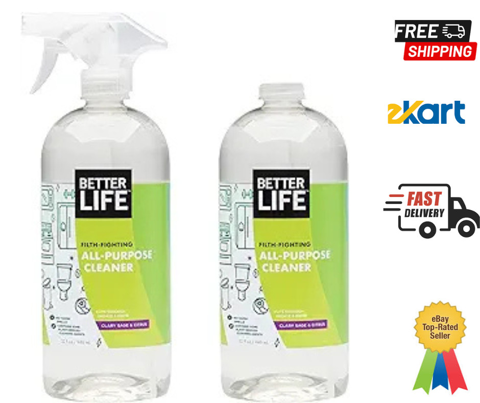 Better Life All Purpose Cleaner – Multipurpose Home and 32 Fl Oz (Pack of 2)