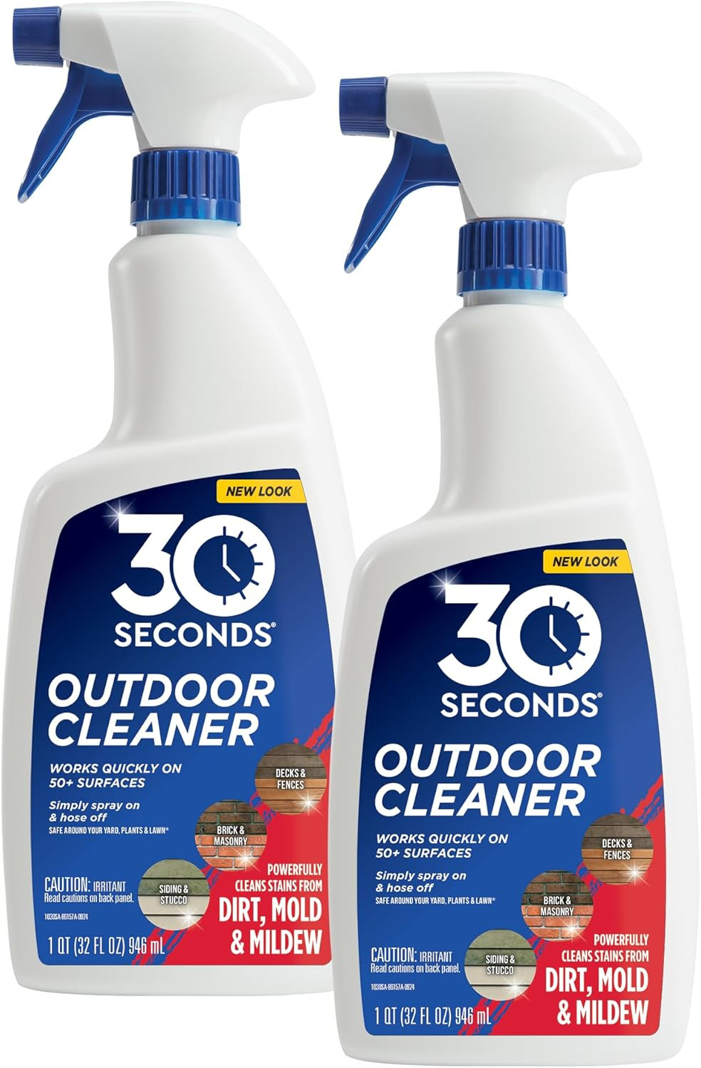 Outdoor Mold & Mildew Stain Remover Spray | Ready to Use | 32 Fl